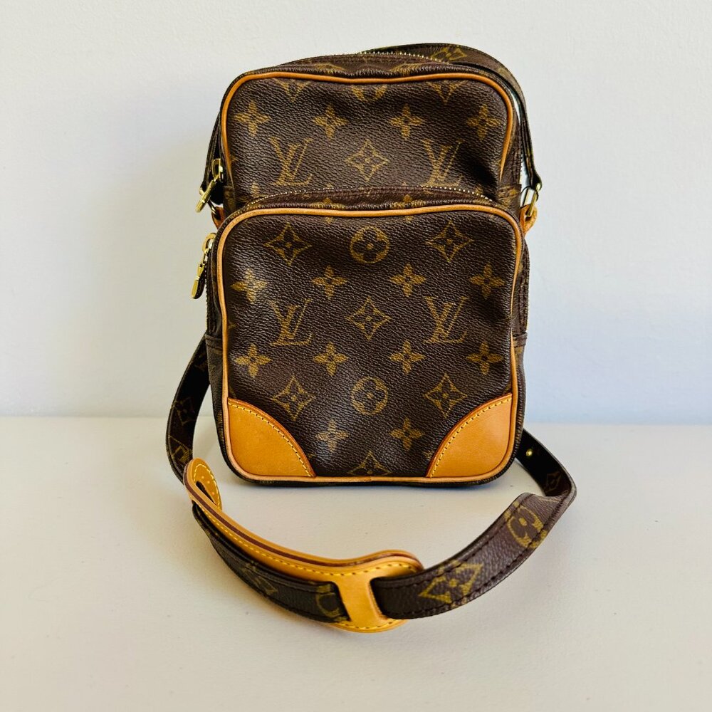 LOUIS VUITTON MONOGRAM CANVAS AMAZONE CROSSBODY BAG TH1020 - Picture 3 of 16